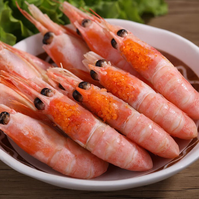 SOREL 北极熊 北极甜虾刺身北极熊甜虾海鲜 净重3斤无籽甜虾