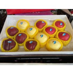 mrseafood京鲜生甘肃雪原三味苹果12个礼盒装53斤单果200g起生鲜水果