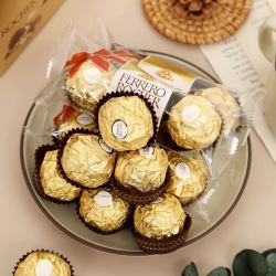 ferrerorocher费列罗巧克力48粒三粒一条装