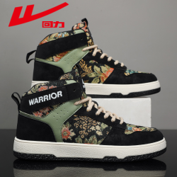抖音超值购warrior回力男子高帮休闲板鞋国潮