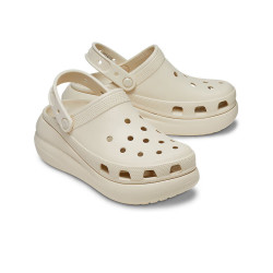 crocs 卡骆驰 白敬亭同款泡芙洞洞鞋|207521 骨白色-2y2 36/37(220mm)