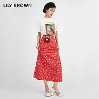 Lily Brown 春夏 少女碎花印花A字半身裙LWFS211010