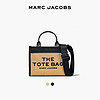 MARC JACOBS 马克·雅克布 THE TOTE 托特系列 女士手提包 2P3HTT051H02 米色/黑色 迷你