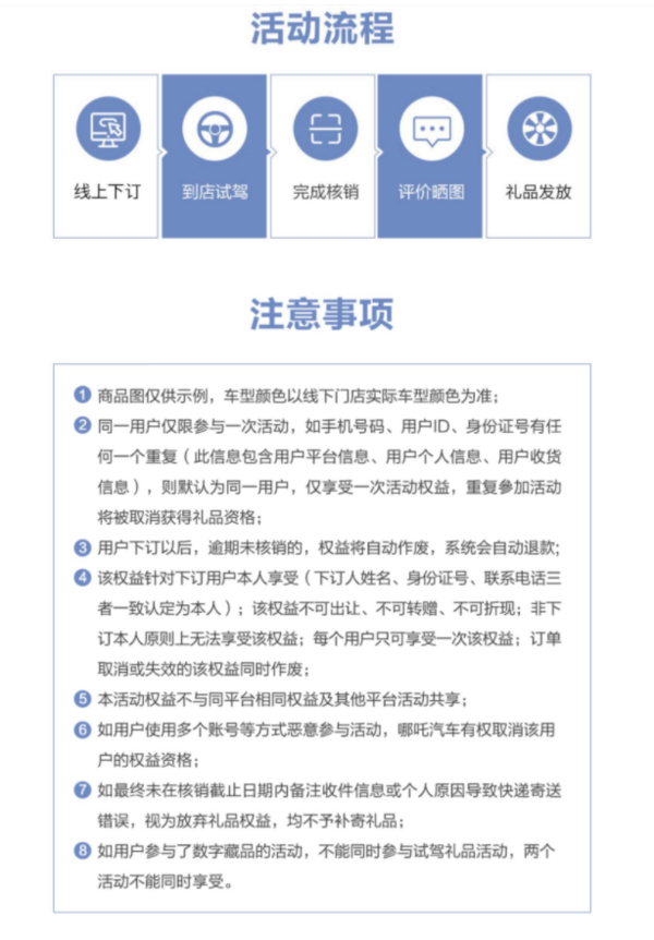 NETA 哪吒汽车 哪吒U-Ⅱ 试驾礼