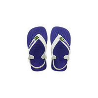 Havaianas 哈瓦那 男女童通用人字拖鞋 4140577-2711 海洋蓝 20码