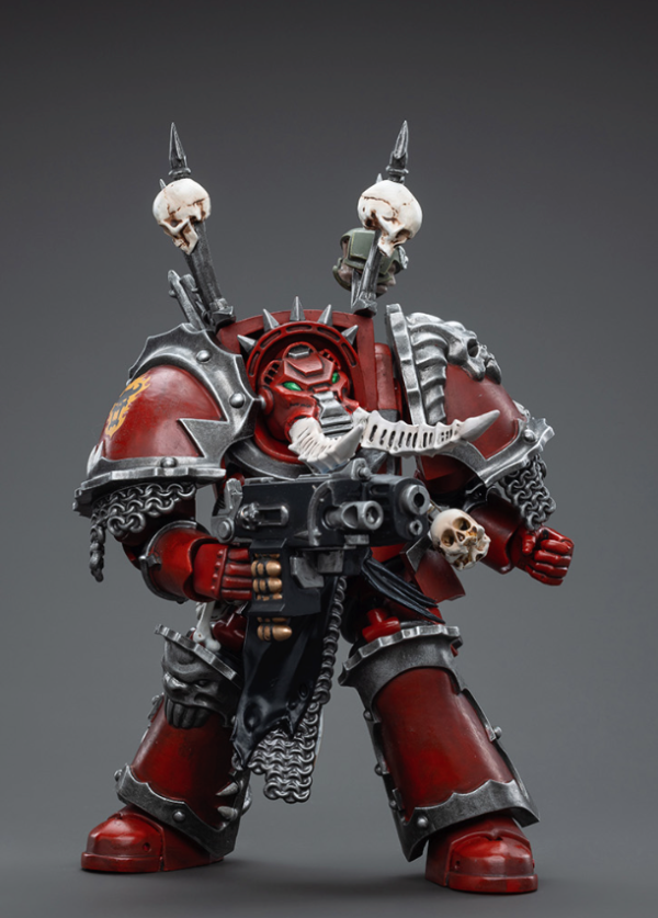 JOYTOY 暗源 战锤40K 混沌星际战士 怀言者 加查克瓦什 1：18 可动兵人