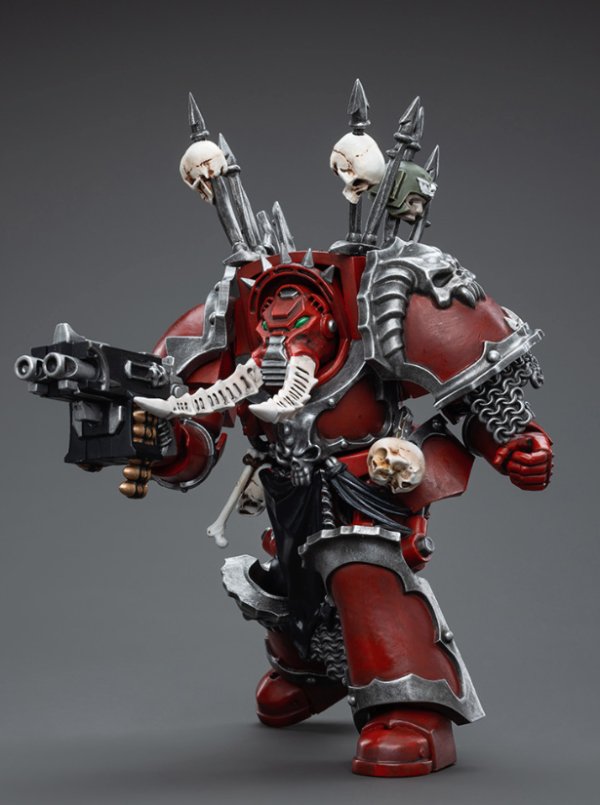 joytoy 暗源 战锤40k 混沌星际战士 怀言者 加查克瓦什 1:18 可动兵人