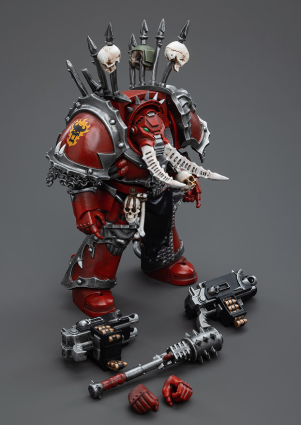 JOYTOY 暗源 战锤40K 混沌星际战士 怀言者 加查克瓦什 1：18 可动兵人