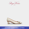 Roger Vivier/RV2023春夏新款女鞋Belle Vivier漆皮方扣高跟单鞋