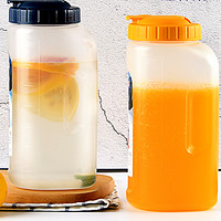 抖音超值购：LOCK&LOCK; 冰箱冷水壶塑料大容量带盖茶壶柠檬水冷水桶果汁壶凉水壶