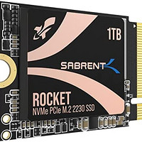 SABRENT 2230 M.2 NVMe Gen 4 1TB,内置固态硬盘 4750 MB / 秒读取,PCIe 4.0 X4,内部固态硬盘