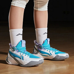 LI-NING 李宁 音速10童鞋篮球鞋春夏季新款减震支撑稳定专业篮球比赛鞋