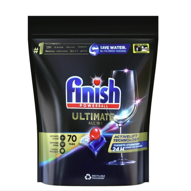 finish 亮碟 洗碗机专用量子洗碗凝珠 原味