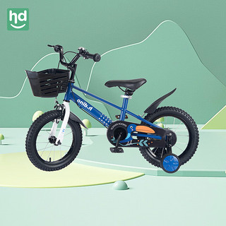 小龙哈彼 LB1450-U015B 儿童自行车 14寸 蓝色