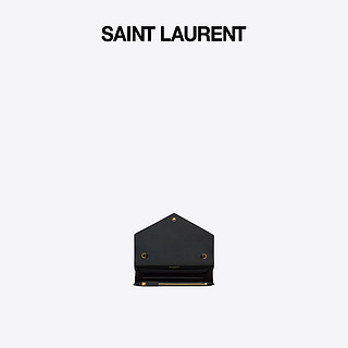 SAINT LAURENT 圣罗兰 女士羊皮卡包 743050AAB4K1025 黑色