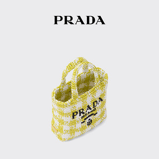 PRADA 普拉达 女士手提包 1BG422_2A2T_F0322_V_OOV 柑橘黄 迷你