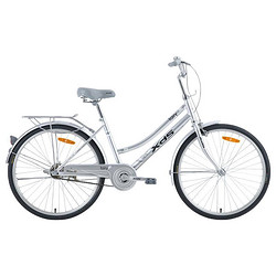 XDS 喜德盛 仙女 C-II 城市自行车 银色 24英寸 单速