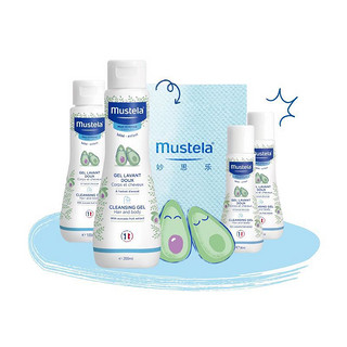 Mustela 妙思乐 宝宝洗发沐浴露二合一 400ml