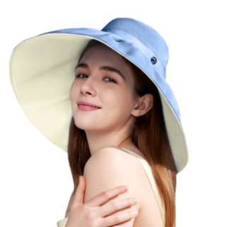 Beneunder 蕉下 女士渔夫帽 油画蓝