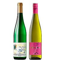 MALVASIA 米兰之花 Mosel 摩泽尔 曼霍夫酒庄（QBA级） 摩泽尔产区 雷司令 珍藏半甜型白葡萄酒 750ml