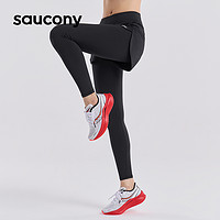 saucony 索康尼 2023年新款女子跑步紧身裤裸感透气弹力舒适健身裤