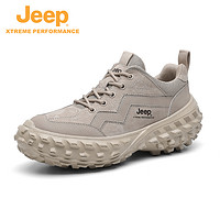 抖音超值购：Jeep 吉普 秋冬季情侣款软底防滑耐磨减震户外运动登山徒步鞋91275