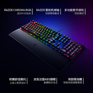 RAZER 雷蛇 巴塞利斯蛇V3+黑寡妇蜘蛛V3机械键盘