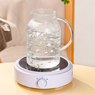 青苹果 加厚高硼硅圆趣壶 2200ml