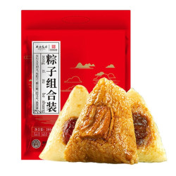 西安饭庄 鲜肉粽组合 100g*6只