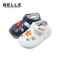 BeLLE 百丽 男童学步鞋婴幼儿小童宝宝鞋子包头软底透气防滑