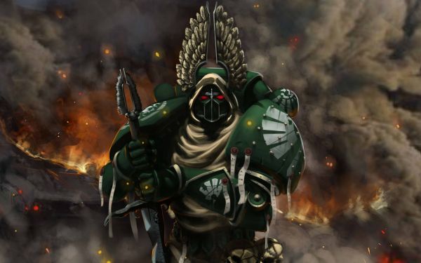 joytoy 暗源 战锤40k 暗黑天使 仲裁者四人组 1:18 可动人偶 单款