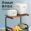 OULIN 欧琳 ZWJ5009 Q235碳钢小推车置物架 439*304*739mm