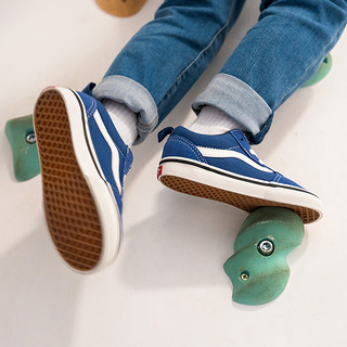 VANS 范斯 Ward Slip-On蓝色复古经典小童板鞋