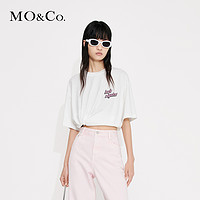 移动专享：MO&Co;. 摩安珂 MOCO2023夏季新品飞天小女警系列印花T恤MBC2TEET15