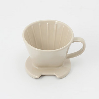 MUJI 無印良品 MDD9CC2S 咖啡滤杯 米灰色