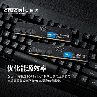 Crucial 英睿达 16GB DDR5 5600频率 台式机内存条