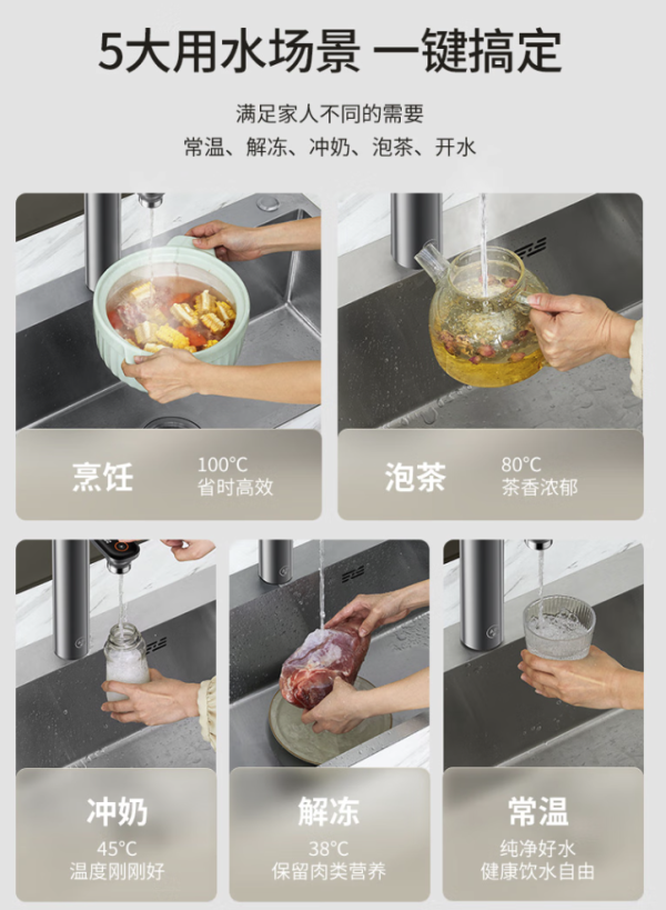 小编精选:新品 R1 加热RO净水器 太空科技+6年滤芯0费用