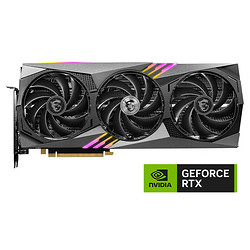 MSI 微星 GeForce RTX 4070 GAMING X TRIO 12G 魔龙 显卡 黑色