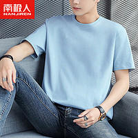 Nan ji ren 南极人 男士圆领短袖T恤 100021468134 蓝色 L
