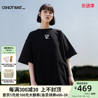 CANOTWAIT_ 男女款圆领短袖T恤 CWST22417UPI 粉色 S