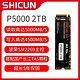 新出品牌2TB 拾存SHICUN P5000 长江存储 M.2接口 NVMe协议PCIe 4.0×4