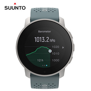 SUUNTO 颂拓 9 Peak巅峰旗舰户外运动手表男女智能手表 精钢苔灰 SS050530000