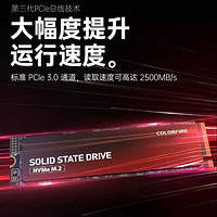 COLORFUL 七彩虹 镭风CF600 2TB SSD M.2NVME PCIE3.0 台式机笔记本固态硬盘
