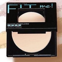 美宝莲 FIT ME系列 定制柔雾粉饼 #110自然偏白 8.5g