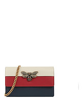 GUCCI 古驰 Queen Margaret Leather Mini Crossbody Bag