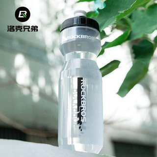 ROCKBROS 洛克兄弟 自行车水壶大容量山地车公路车骑行水壶单车装备 透明黑