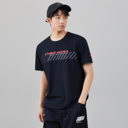 anta 安踏 运动t恤男子夏季透气轻薄短袖运动潮流休闲圆领短t针织t恤