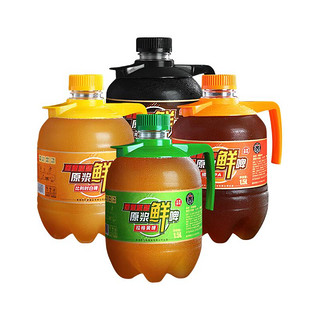 黑狸 精酿原浆鲜啤酒 全家福鲜啤 1.5L*4桶