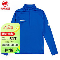 MAMMUT 猛犸象 Aegility男士户外休闲秋冬款长袖T恤1016-00710 冰蓝色 M