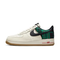 NIKE 耐克 Air Force 1 '07 Lx 男子休闲运动鞋 DV0791-100 淡象牙白/体育场绿/大学红/黑 46